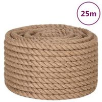 cuerda de yute 25 m de longitud y 24 mm de grosor vidaxl