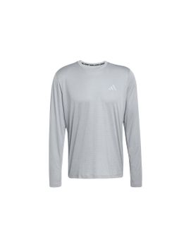 Camiseta de Running adidas Run Ess Ls Hombre Gris