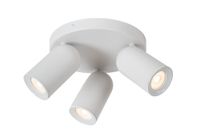 foco de techo de metal 3xgu10 mr16 blanco