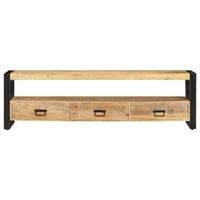 mueble para tv madera maciza de mango 150x30x45 cm