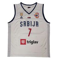camiseta bogdan bogdanovic serbia 100 aniversario blanca - peak