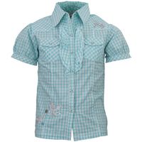 srk camisa manga corta chemise fille flarlo para nina