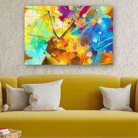 pintura vidrio templado cam664007500-5070 multicolor 50x70 cm
