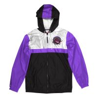 chaqueta toronto raptors mitchell and ness margin of victory windbreaker