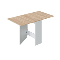 mesa de cocina con alas abatibles practica y funcional
