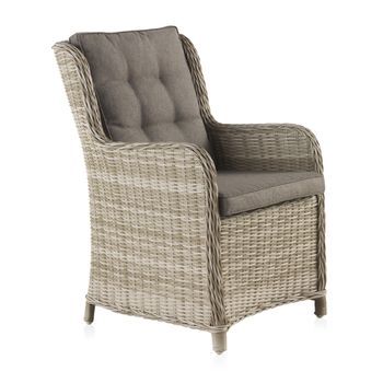 Sillon Aluminio Fibra Sintetica Con Cojin Color Unico