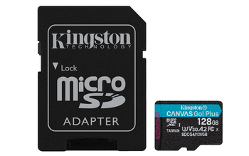 MEMORIA 128GB MICRO SDXC KINGSTON CANVAS GO PLUS GEN 4