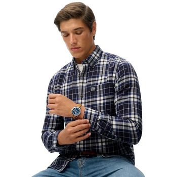 Superdry Camisa manga larga Michigan para hombre