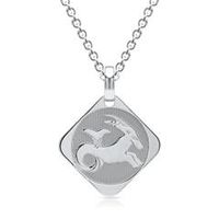 cadena de plata signo zodiacal capricornio