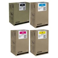 original multipack epson workforce pro wf-c869rdtwfc epp printer ink cartridges 4 pack -c13t974200