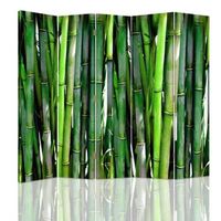 biombo bamboo - separador de ambientes cm 180x180 5 paneles