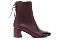 botines con cordones en la parte trasera blackbordeaux