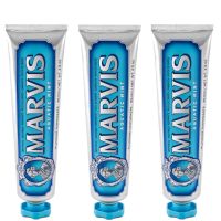 marvis aquatic mint toothpaste bundle 3x85ml