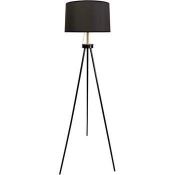 Bel Air Home - Lámpara De Pie Napoli Trípode De 3 Patas - Elegante Y Moderna - (negro)