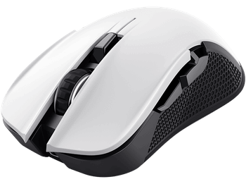 Ratón gaming - Trust GXT 923 Ybar, 6 botones, Hasta 10 m, USB-C, Wireless, 7200 ppp, Blanco
