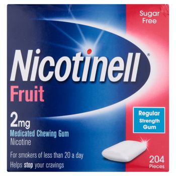 Nictoinell 2mg Fruit Gum - 204 Pieces