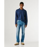 pepe jeans para hombre pm20845333ab pantalones straight jeans cash summer azul 3632 casual algodon denim