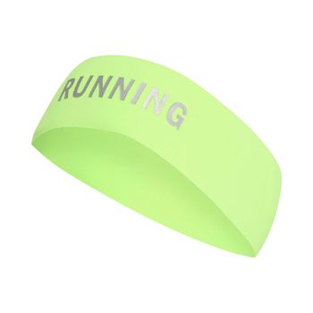 adidas Run ClimaCool Cinta para la cabeza Unisex-amarillo neón, blanco