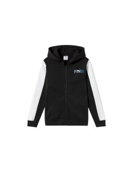 Chaqueta Puma Essentials Logo Lab Fz d Negro Infantil