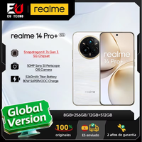 version global realme 14 pro plus 5g smartphone sony 3x periscope ois camara snapdragon7s gen 3 80w supervooc carga ip69
