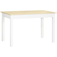 mesa de comedor 119x70x75 cm roble