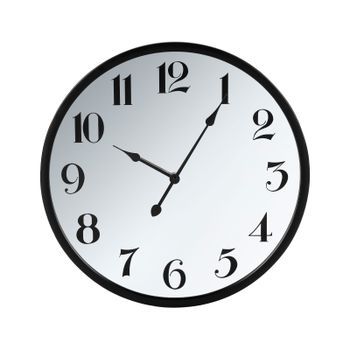 Reloj De Pared Con Números Romanos Estilo Rústico Clásico Decorativo Negro Rugles