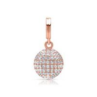 colgante premium plata con piedras