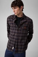 camisa de franela regular