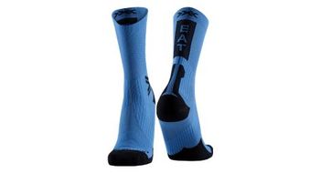 Calcetines x socks bike perform crew azul negro