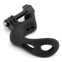 soporte para camara dji osmo action montaje adhesivo en mochila negro