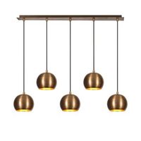 lampara de techo sivani-mr-1000 oro cobrizo hierro 85x15x108 cm