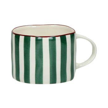 Taza de porcelana verde h6.80