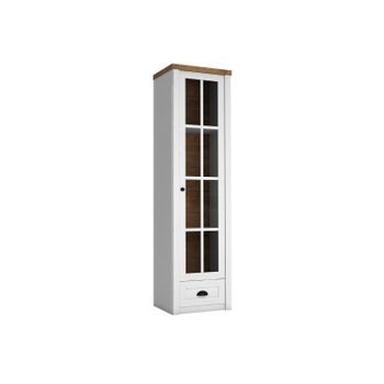 Estantería Ferdore 147, Cerrable, Aglomerado Laminado, Número De Puertas: 1, 198x50x43cm