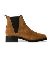 alpe para mujer 234911 botines de piel couture cuero 37 marron 3 a 5cm cremallera casual