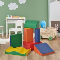 juego de 7 bloques de espuma para ninos de 1-3 anos multicolor homcom