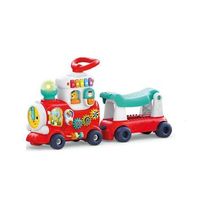 correpasillos y andador tren actividades 4 en 1 con luces y sonidos 77x395x225cm