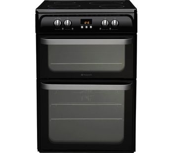HOTPOINT HUI614K Electric Induction Cooker - Black, Black