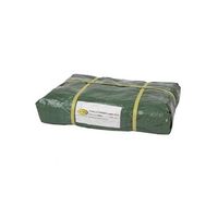 faura - lona de proteccion verde  lona cubierta impermeable   polietileno reforzado - verde    6x10 m   6x10 m