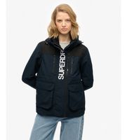 superdry para mujer w5011847a chaqueta colour block ultimate marino m casual poliester