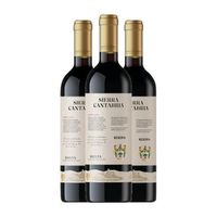 sierra cantabria vino tinto rioja reserva 75 cl 14 vol pack de 3 unidades