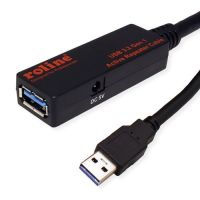 roline cable alargador activo usb 32 machohembra 15m negro