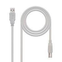 nanocable cable impresora usb 20 tipo ab machomacho 1m beige