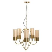 lampara de arana de metal dorado cm o 80x103