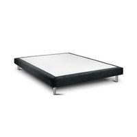 sommier rigide 15 ascot  black metal 190 x 150 cm