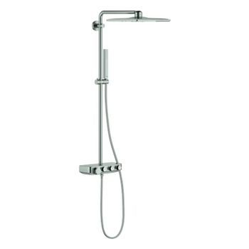 Sistema De Ducha Con Termostato Incorporado Grohe Euphoria Smartcontrol System 310 Cube, Supersteel Infinity Finish, 26508dc0