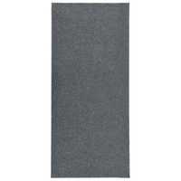 alfombra de pasillo atrapa suciedad 100x250 cm gris vidaxl