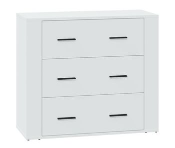 Vidaxl aparador de madera contrachapada blanco 80x33x70 cm