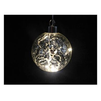 Bola cristal luz led transparente