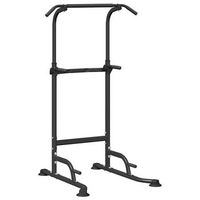 estacion de dip de torre de potencia negro 102 x 95 x 210 cm vidaxl