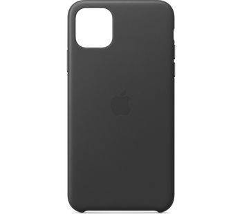 iPhone 11 Pro Max Leather Case - Black, Black